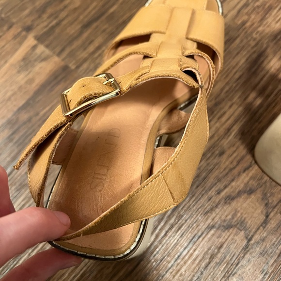 Anthropologie woven leather heels - Picture 5 of 9